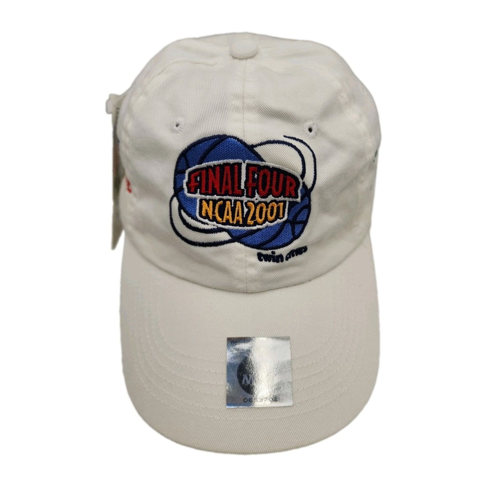NWT  Deadstock Vintage Final Four 2001 NCAA Basketball Adjustable Cotton Hat